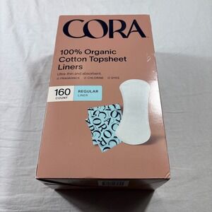 Cora Panty Liners Women Regular Organic Cotton Top Sheet Liner - 120 out of 160